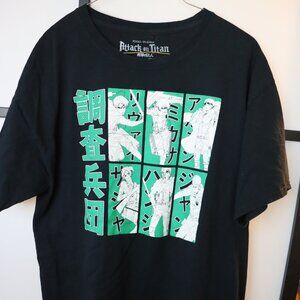 Attack on Titan Green Tee – Size L. Anime. Graphic. Kodanasha. Fandom. Comic